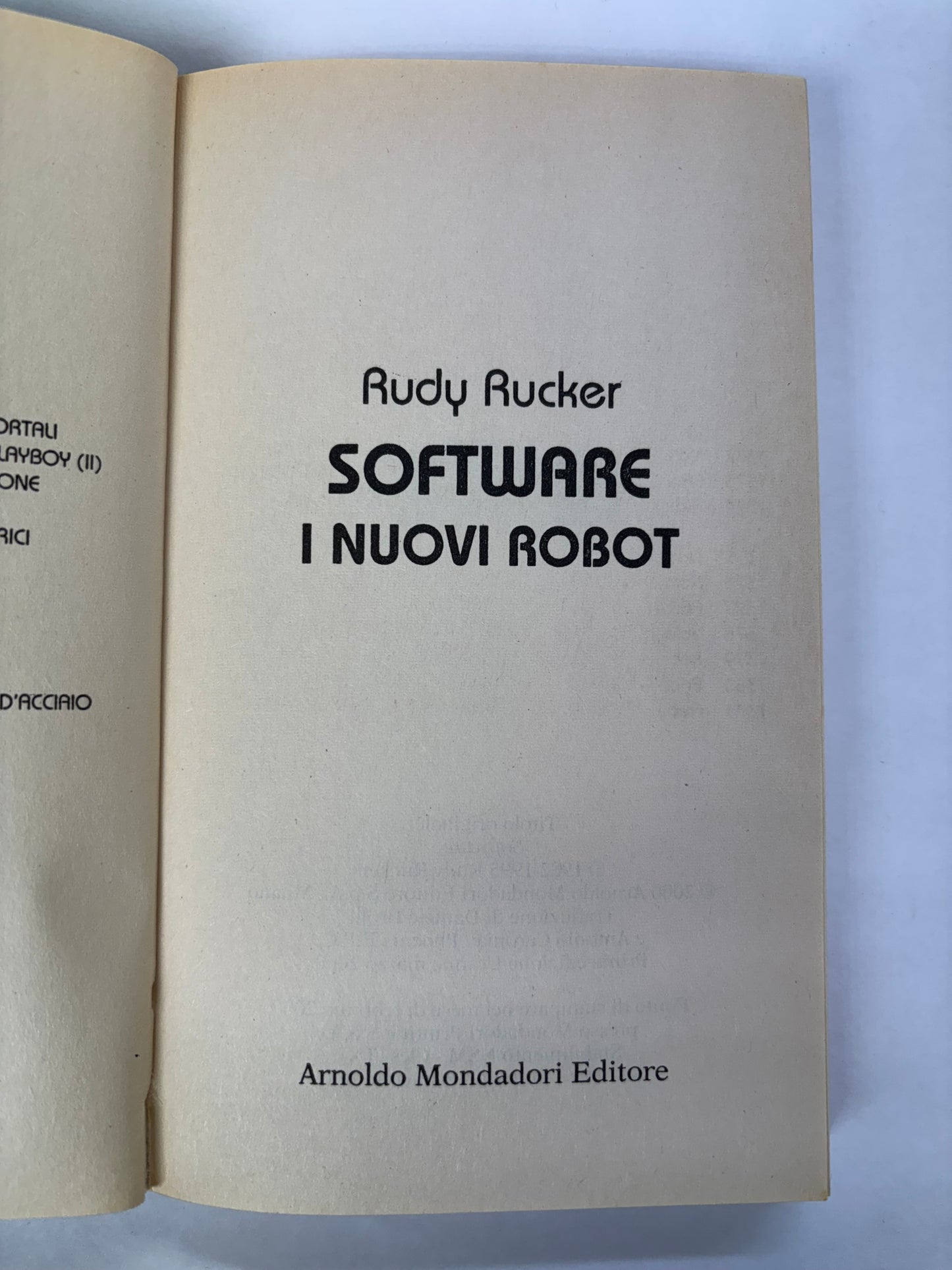 Software i nuovi robot