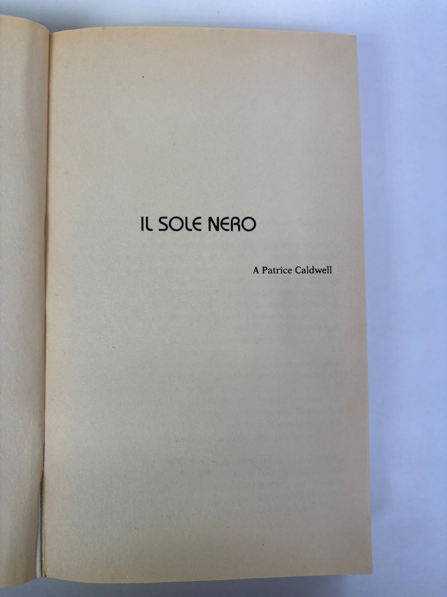 Il sole nero